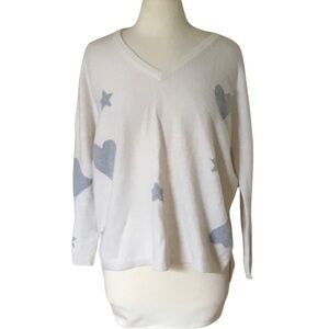 Brodie Heart Stars Starstruck Cashmere Sweater